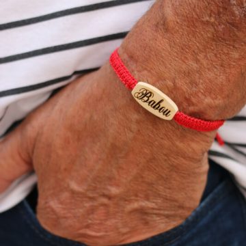 bracelet macrame en fil de soie pour homme