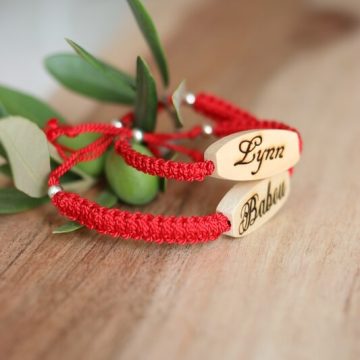 bracelet personnalisable tresses version homme et femme