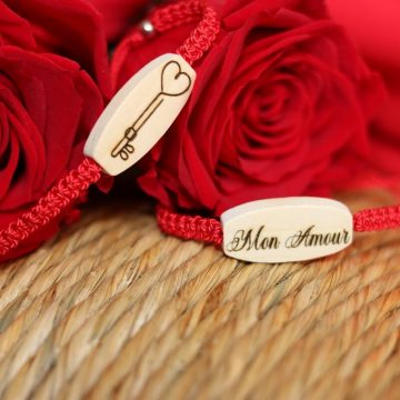 bracelet personnalisable à offrir pour la saint valentin