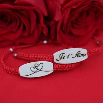bracelet pour elle et lui pour feter l'amour