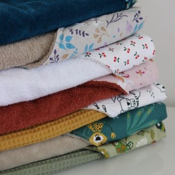 cape de bain fait main en tissu