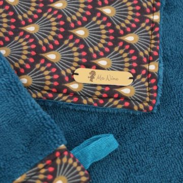 Sortie de bain et gant d'apprentissage pour enfant