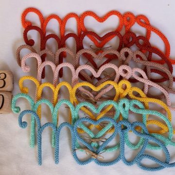 carte étape bébé faite main et personnalisée