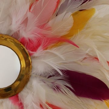 coiffe traditionnelle africaine pour décoration murale