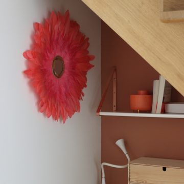 jujuhat fait main en plumes naturelles rose pour décoration bohème chic