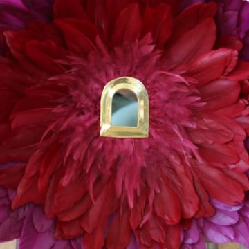 jujuhat en plumes naturelles d'oies et de coq