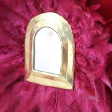 miroir marocain en laiton fait main pou décoration orginale