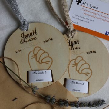 support pour les bracelet de naissance de vos enfants