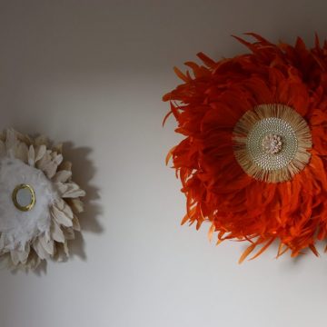 duo de décorations murales faites mains par Ma Nine